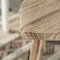 Vintiquewise Decorative Antique Heart Shaped Natural Wooden Accent Stool, Classic Room Decoration QI004379 - alternate 6